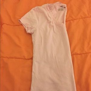 Cute Pink V neck top